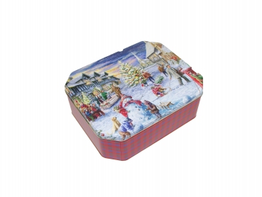 Geschenk-/Gebäckdose achteckig